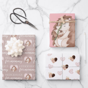 Hedgehugs voor mammie papierpakbladen inpakpapier vel