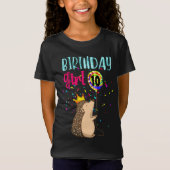 Hedgel Birthday Girl Party Gifts T-shirt (Voorkant)