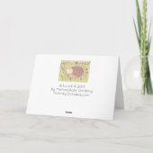 Hedgel Birthday Kaart (Achterkant)