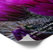 Hedgel Cactus Magenta Flowers Arizona Southwest Poster (Hoek)