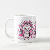 Hedgel Girly Cute Pink Koffiemok (Links)