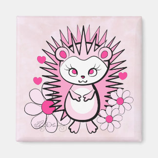 Hedgel Girly Cute Pink Magneet