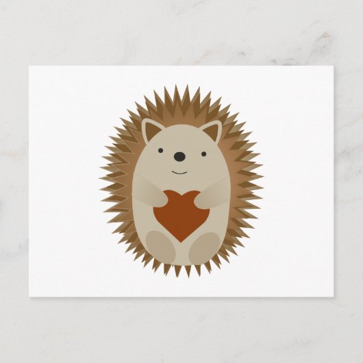 Hedgel Heart Feestdagenkaart (Voorkant)