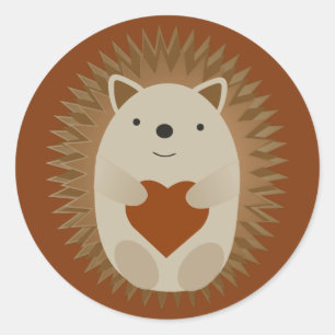 Hedgel Heart Ronde Sticker