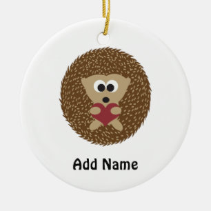 Hedgel Hugging Heart Keramisch Ornament