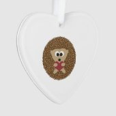 Hedgel Hugging Heart Ornament (voorkant)