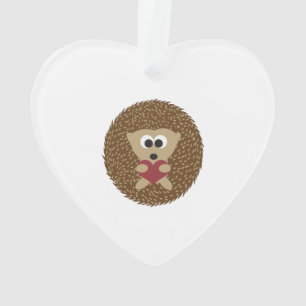 Hedgel Hugging Heart Ornament