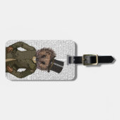 Hedgel Rider Portrait Bagagelabel (Voorkant horizontaal)