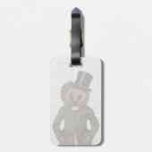 Hedgel Rider Portrait Bagagelabel (Achterkant verticaal)