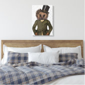 Hedgel Rider Portrait Canvas Afdruk (Insitu (Slaapkamer))