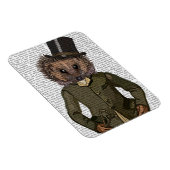 Hedgel Rider Portrait Magneet (Rechterzijde)