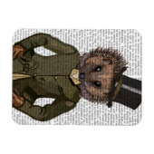 Hedgel Rider Portrait Magneet (Horizontaal)