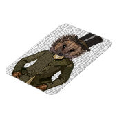 Hedgel Rider Portrait Magneet (Linkerzijde)