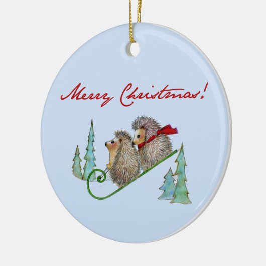 Hedgel Sled Holiday Ornament (Links)