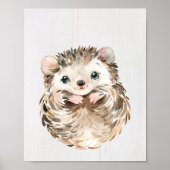 Hedgel Woodland Nursery Art Print (Voorkant)