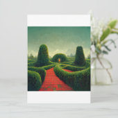 hedgemaze kaart (Staand voorkant)