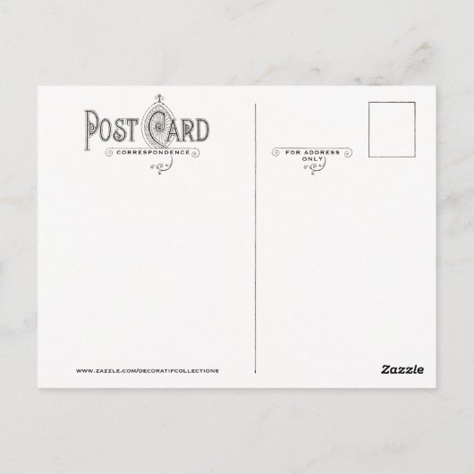 Hedgerow Garden Briefkaart (Achterkant)