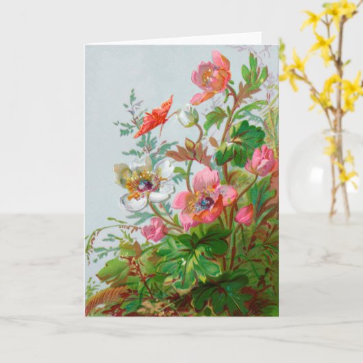 Hedgerow Garden Wenskaart Kaart (Gele Bloem)