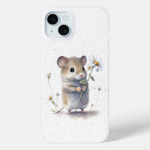 Hedgerow Mouse Grunge iPhone 15 Mini Hoesje