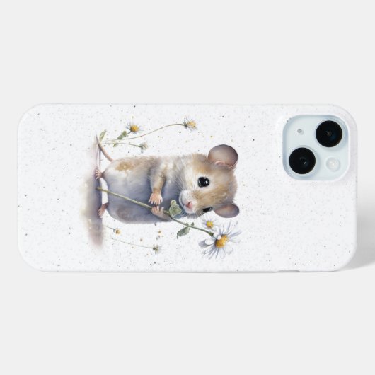 Hedgerow Mouse Grunge Case-Mate iPhone Case (Achterkant (horizontaal))