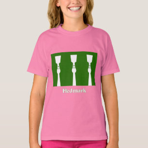 Hedmark-vlag met naam t-shirt