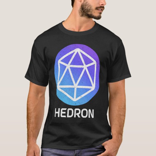 Hedron Crypto op PulseChain HEX Staking Minting In T-shirt (Voorkant)