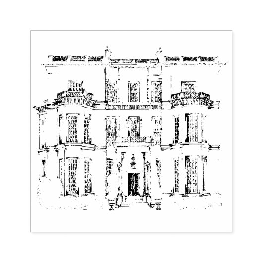 Hedsor House Stamp Rubberstempel (Afrduk)