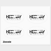 HEDWAY Station ovale sticker (Vel)