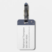 Hedwig Cartoon Character Art Bagagelabel (Achterkant verticaal)