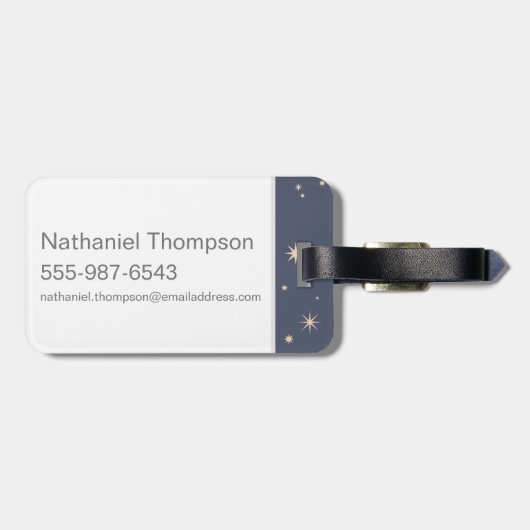 Hedwig Cartoon Character Art Bagagelabel (Achterkant horizontaal)