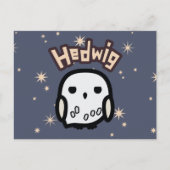 Hedwig Cartoon Character Art Briefkaart (Voorkant)