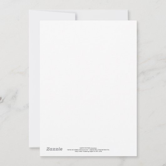 Hedwig Cartoon Character Art-kerstkaart Feestdagenkaart (Achterkant)