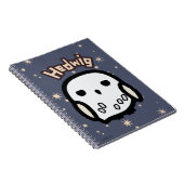 Hedwig Cartoon Character Art Notitieboek (Rechterzijde)