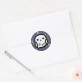 Hedwig Cartoon Character Art Ronde Sticker (Envelop)