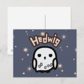 Hedwig Cartoon Karakter Kunst Briefkaart (Voorkant / Achterkant)