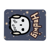 Hedwig Cartoon Karakter Kunst Magneet (Horizontaal)