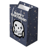 Hedwig Cartoon Karakter Kunst Medium Cadeauzakje (Achterkant Gekanteld)