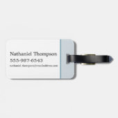 Hedwig "magische" typografie grafisch bagagelabel (Achterkant horizontaal)