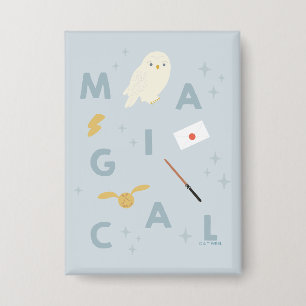 Hedwig "magische" typografie grafisch button