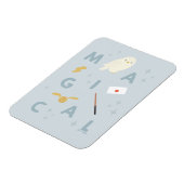 Hedwig "magische" typografie grafisch magneet (Linkerzijde)