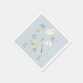 Hedwig "magische" typografie grafisch servet (Hoek)