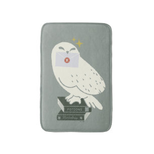 Hedwig Met Brief Fantasievolle Tekening Badmat