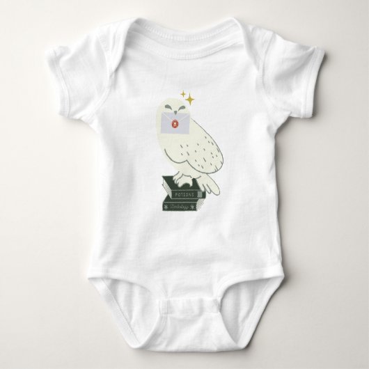 Hedwig Met Brief Fantasievolle Tekening Romper (Voorkant)
