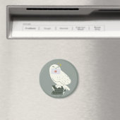Hedwig Met Brief Whimsical Tekening Magneet (Insitu (Vaatwasser))