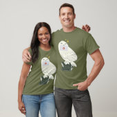 Hedwig Met Brief Whimsicale Tekening T-shirt (Unisex)