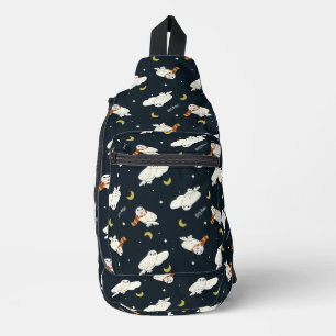 Hedwig Nachtelijk Maanlicht Patroon Sling Bag