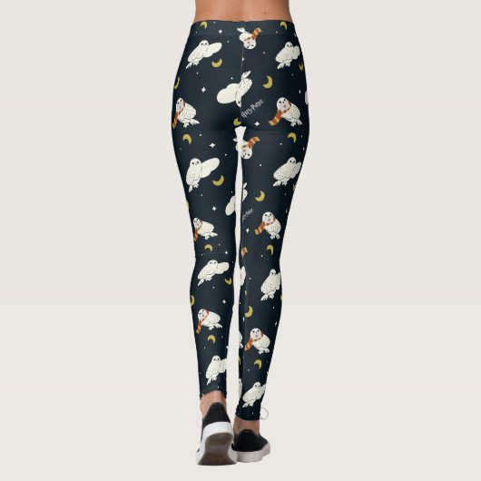 Hedwig Nighttime Moonlight Pattern Leggings (Achterkant)