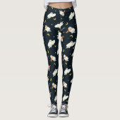Hedwig Nighttime Moonlight Pattern Leggings (Voorkant)