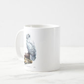 Hedwig op boeken koffiemok (Voorkant links)