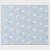 Hedwig Owl Post Letters and Books Pattern Cadeaupapier (Vlak)